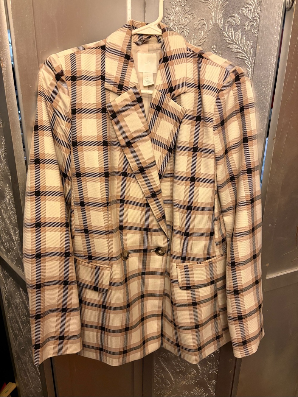 Plaid Women's Blazer Coat jacket